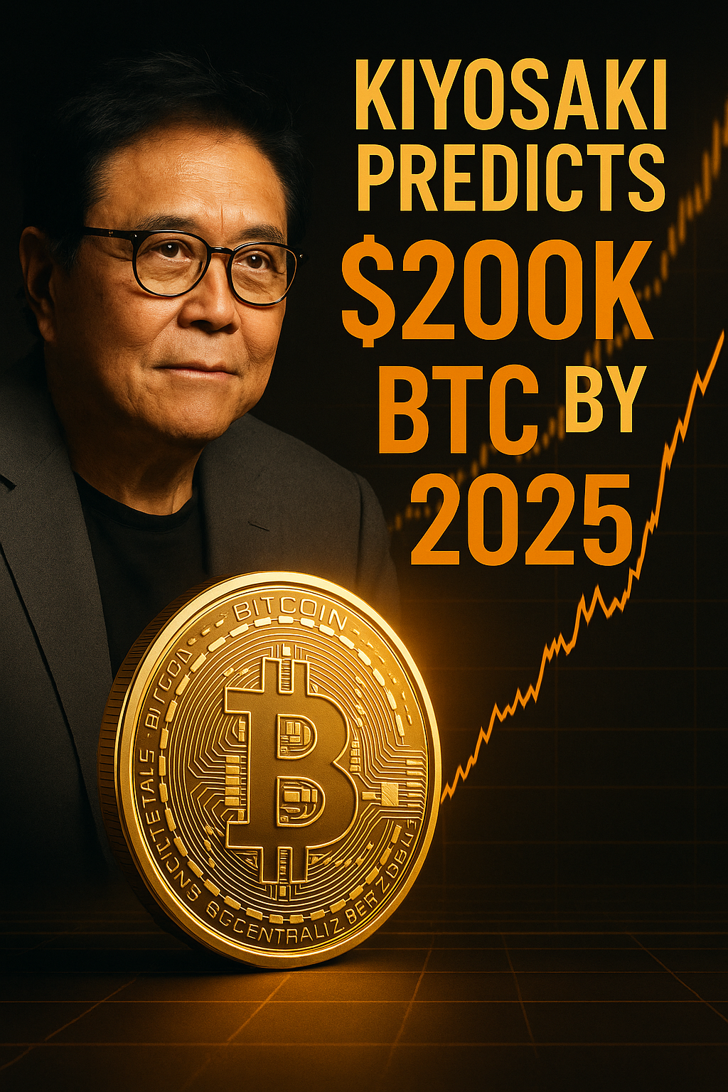 Robert Kiyosaki Predicts Bitcoin to Hit $200K by 2025 | BTC Price Surges Past $87K